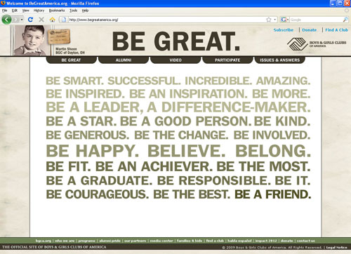 Creative social marketing example #4: Boys and Girls Clubs of America. - Brogan & Partners