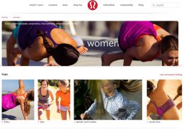 Lululemon Website