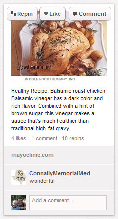 Mayo Clinic Recipes board on Pinterest