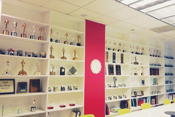 Brogan & Partners Awards Wall