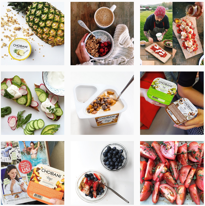 food industry instagram example