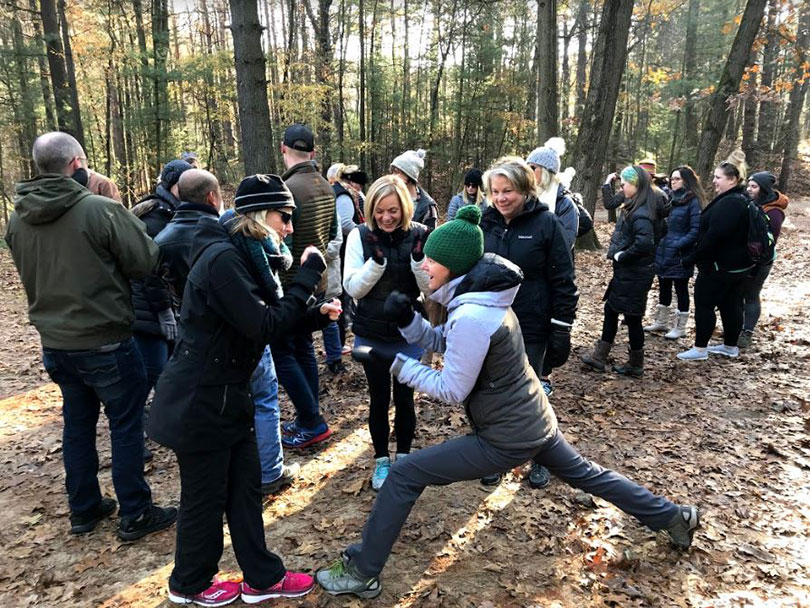 Brogan sharpens the saw, strengthens team at Camp Tamarack.