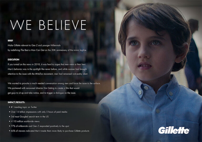 Standout Social Media Campaign Example 4 Gillette Brogan & Partners