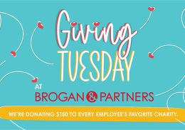 Brogan & Partners celebrates Giving Tuesday 2024.