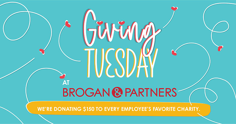 Brogan & Partners celebrates Giving Tuesday 2024.