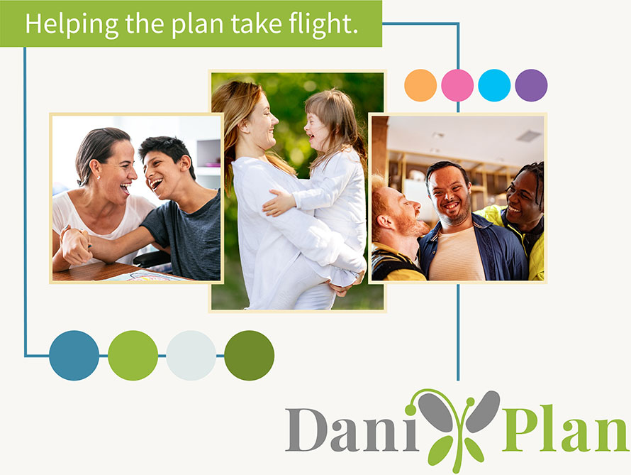 Dani Plan logo and brand design